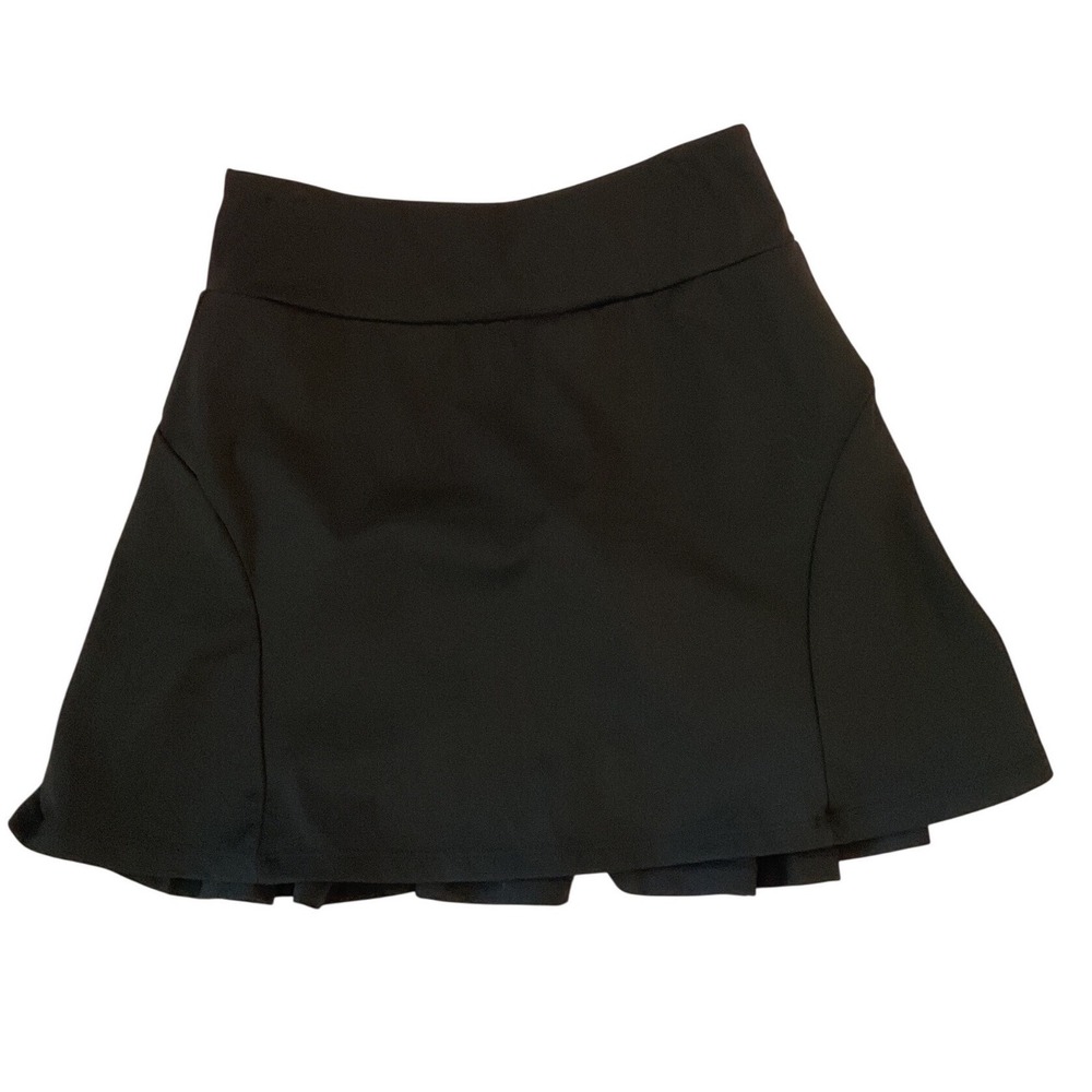 Halara XS Black Cloudful 2-in-1 Flare Tennis Skirt Skort with Pocket NWT‎